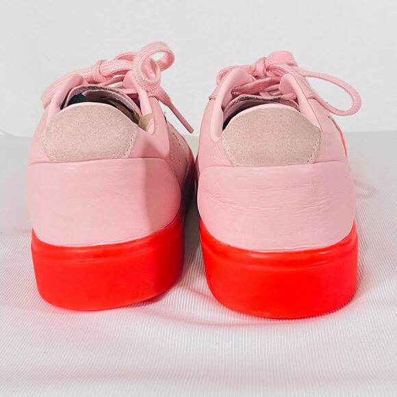 Adidas Originals Casual Shoes SLEEK Diva Pink Leather Womens 9 Sneakers BD7475 - Picture 9 of 10